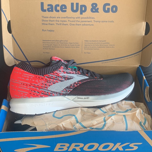 Brooks women shoes. Size 10.5, new , comfy. Pink/silver/black. They’re a steal. - Picture 2 of 11